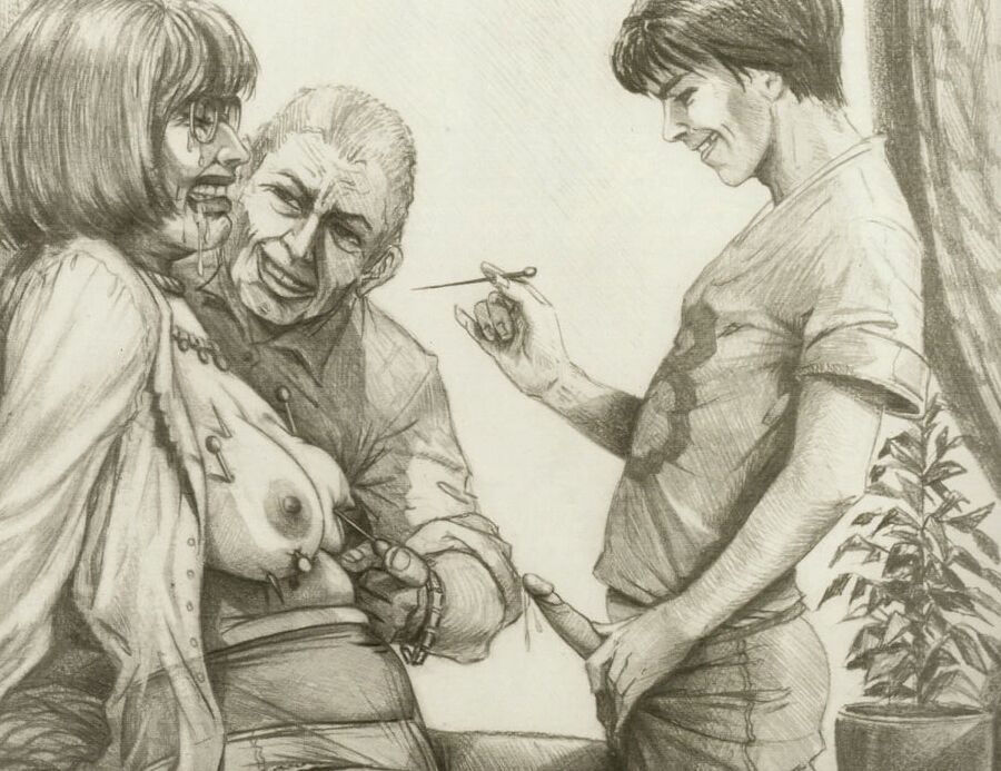 Joseph Farrell. Extreme BDSM Drawings ( Warning)