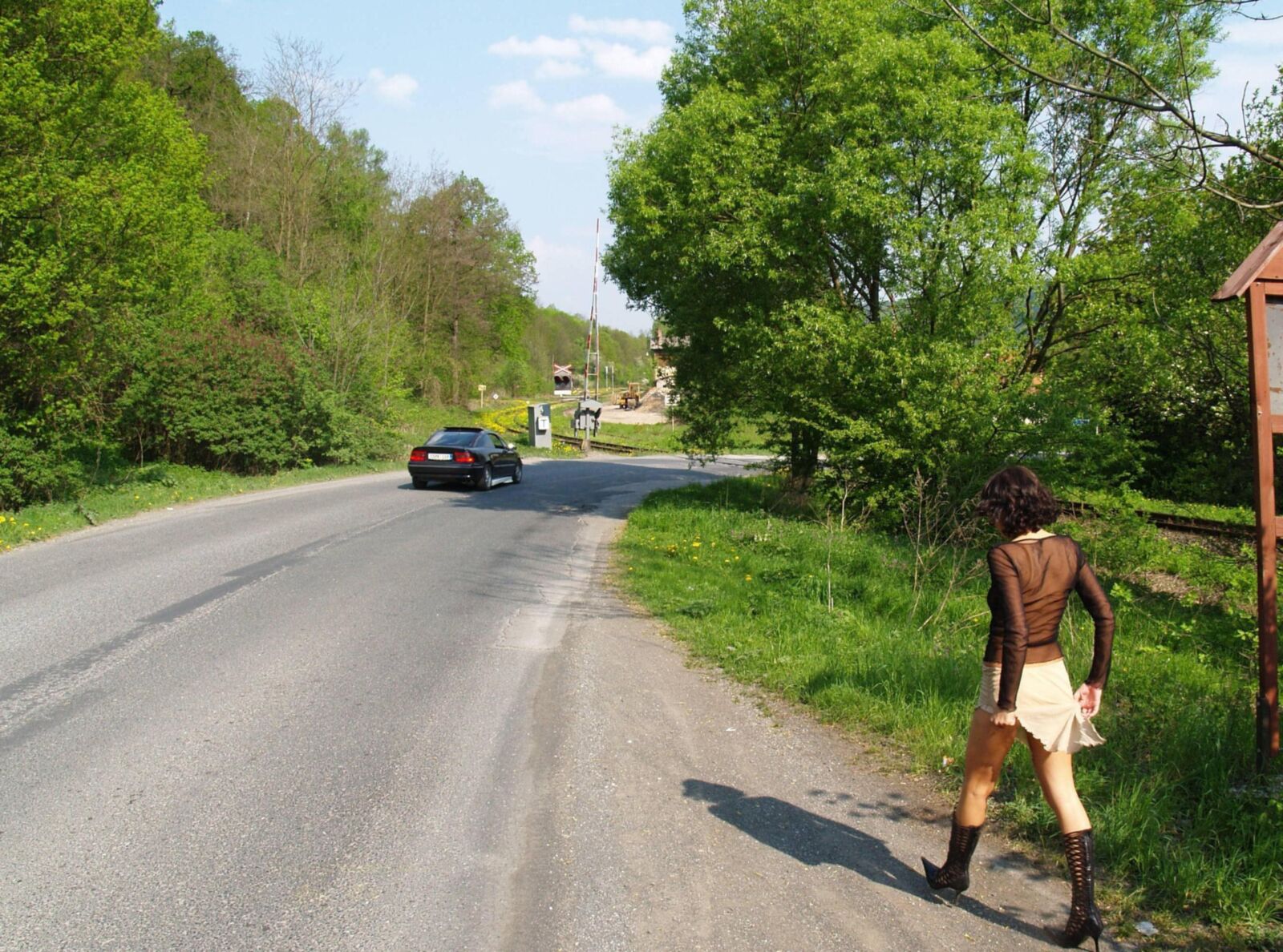 Lara in der Natur