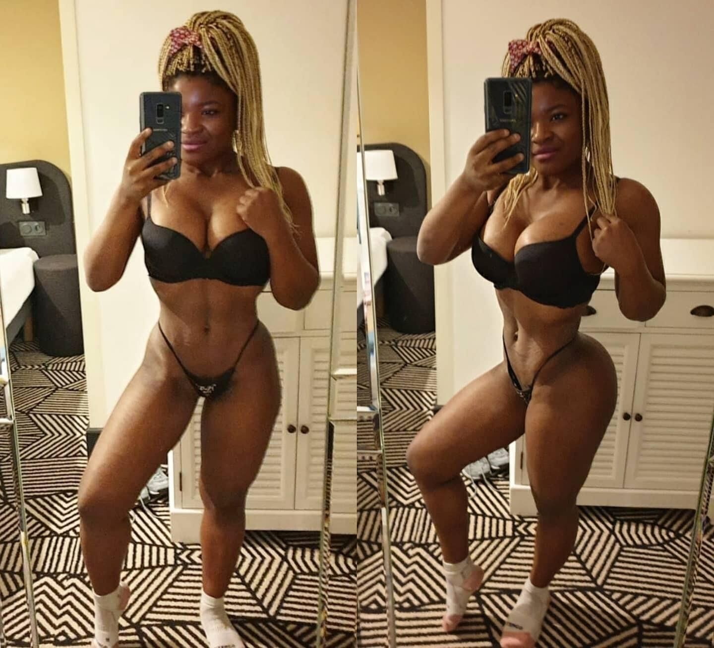 EBONY BODYBUILDER SHERLEY... SANS LIMITES COMMENTAIRES