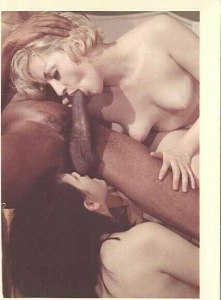 Rétro vintage et polaroïds interracial