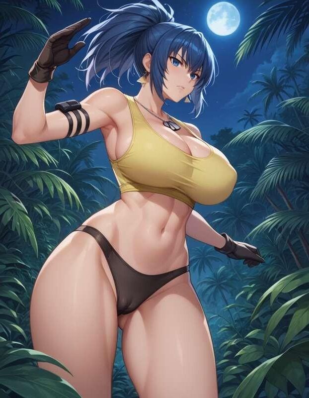 Roi des combattants Leona Heidern Heentai