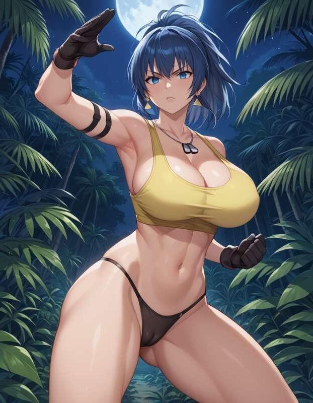 Roi des combattants Leona Heidern Heentai