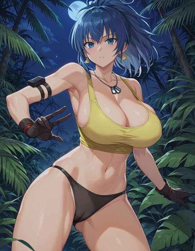 Roi des combattants Leona Heidern Heentai