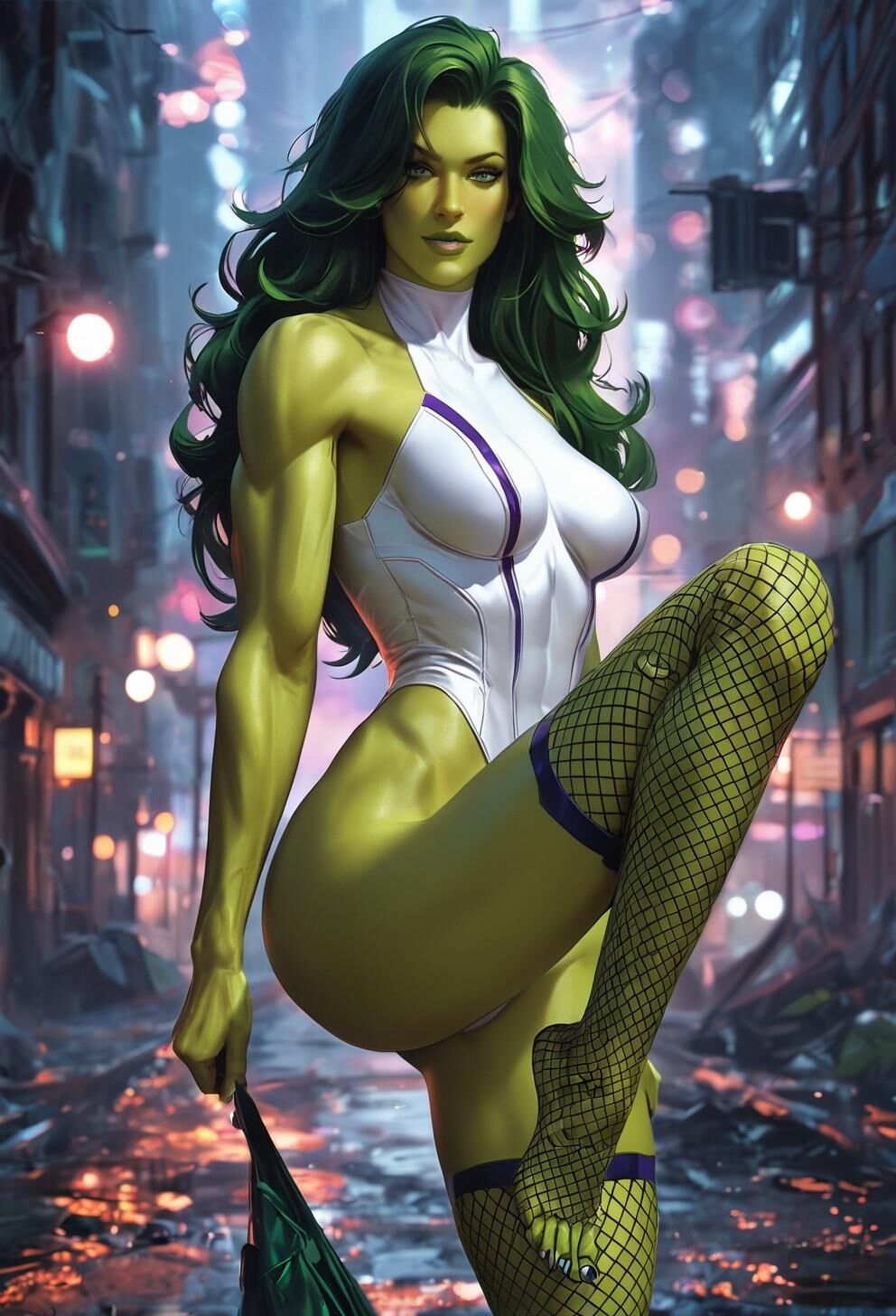 marvel she hulk naked and fucked