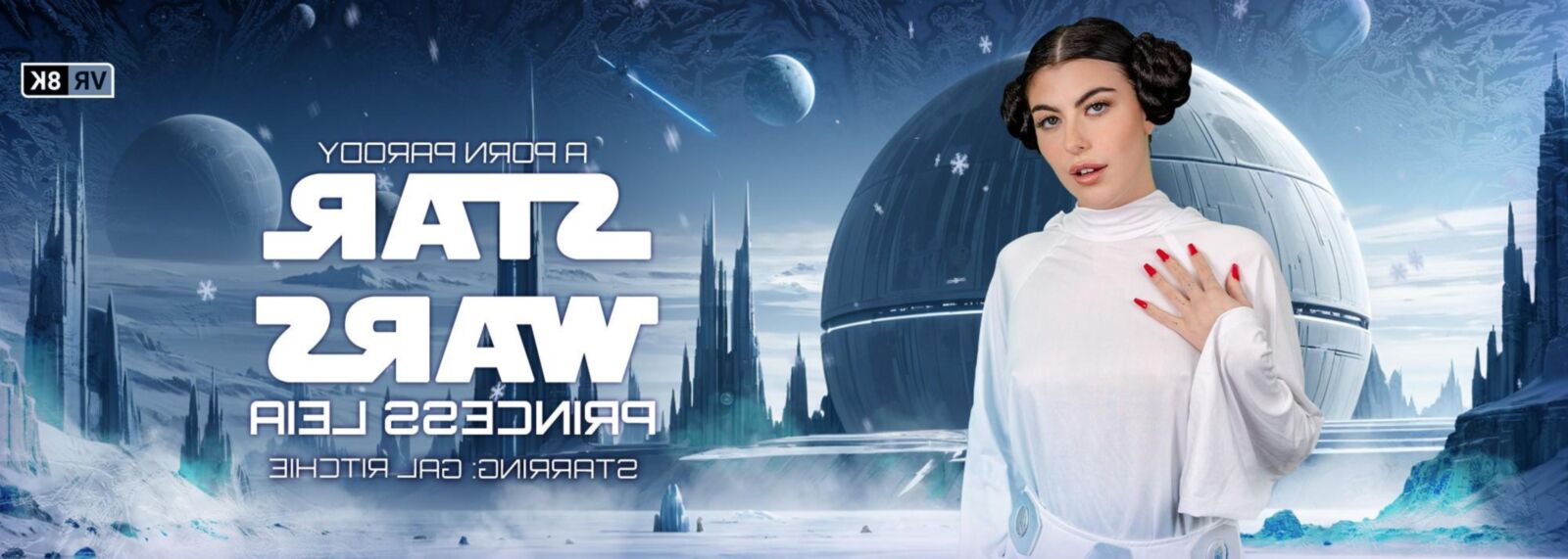 Gal Ritchie Yo Wars Star, princesa Leia, uma paródia pornô