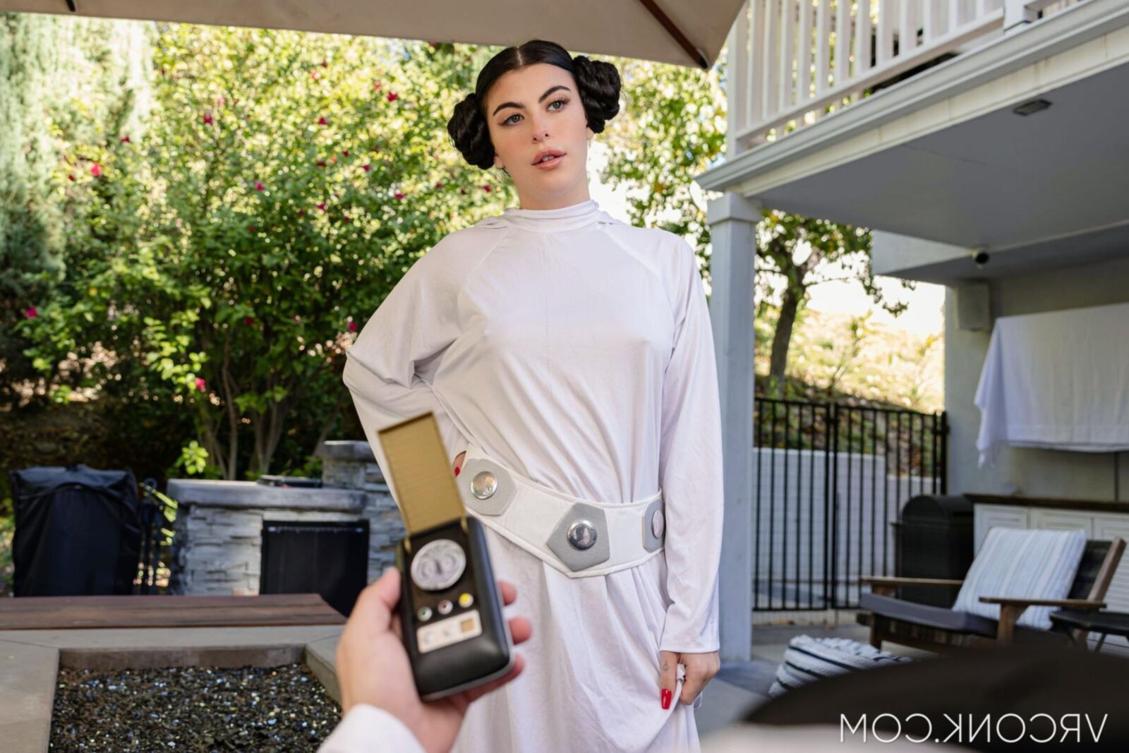 Gal Ritchie Yo Wars Star, princesa Leia, uma paródia pornô