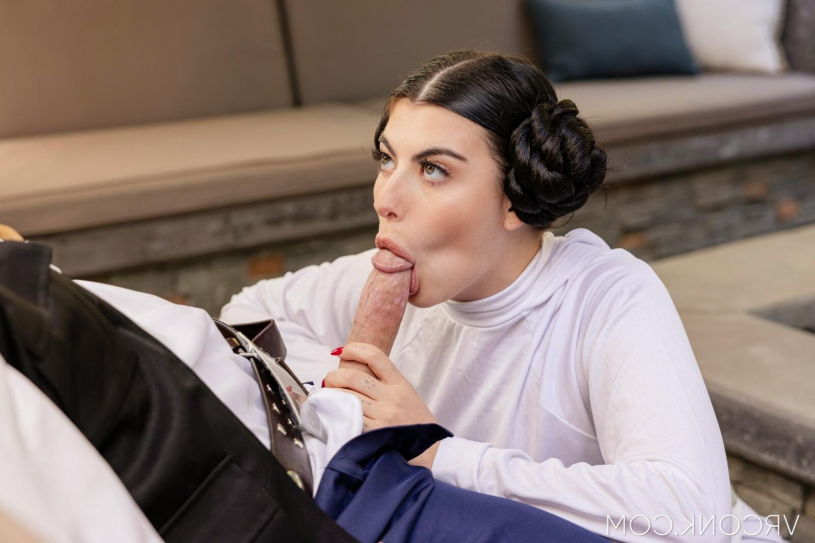 Gal Ritchie Yo Wars Star, princesa Leia, uma paródia pornô