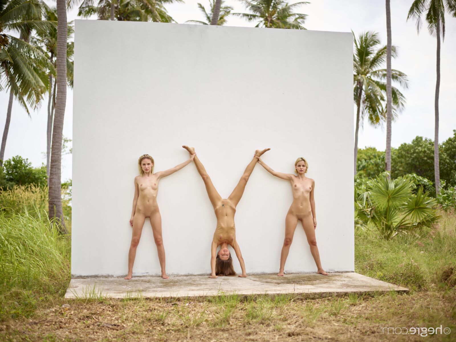 Ariel, Marika, Malena e Maria na selva