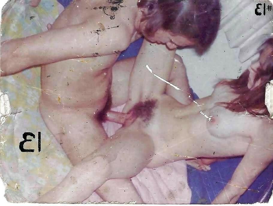 La mezcla de sexo caliente de la era de la época de la polaroid