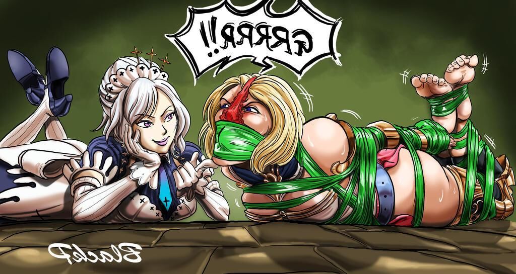 Bondage Cartoon & D women in BDSM troubles 