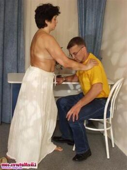 Brunette mature Tanya from Moscow with small tits in some +