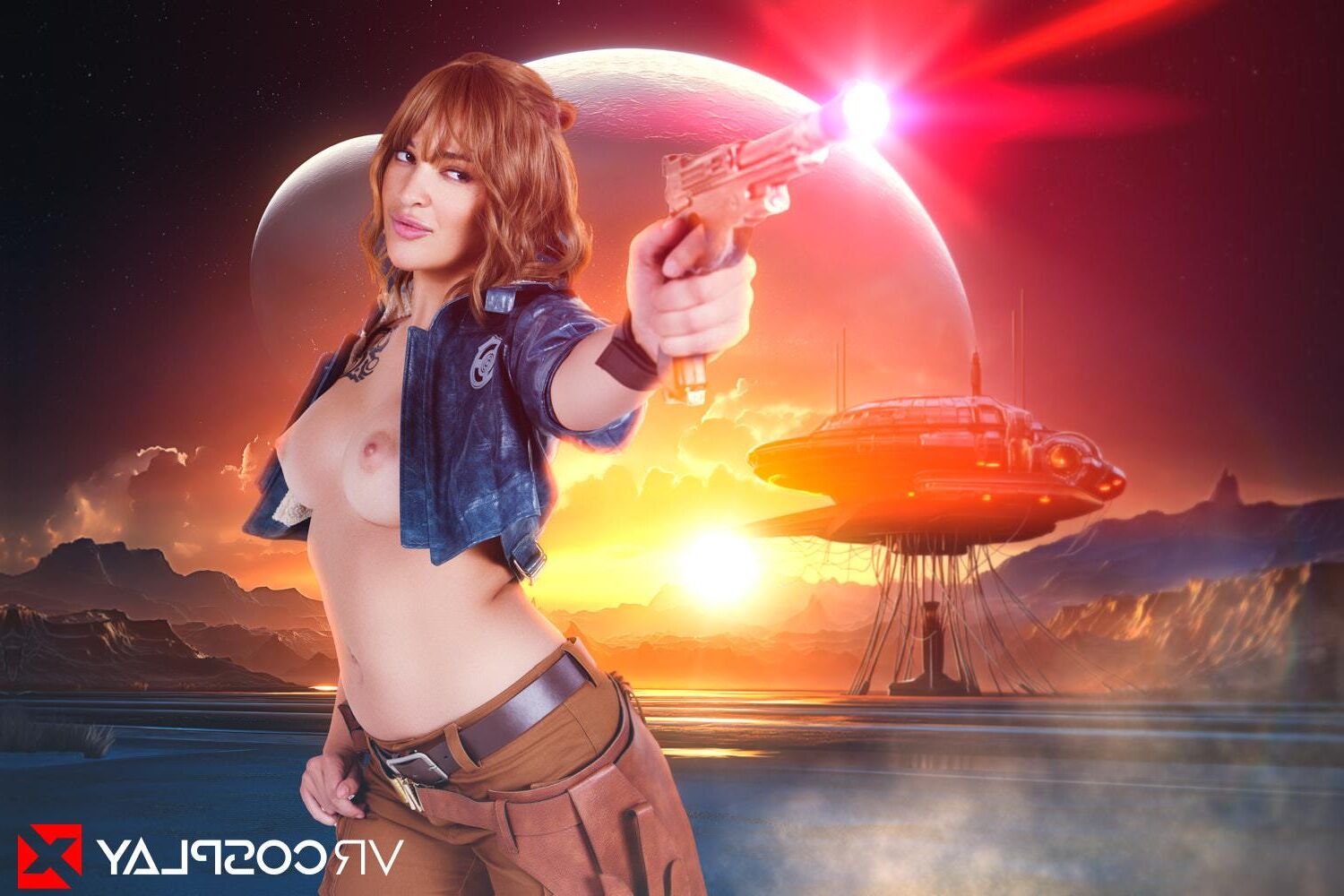 Gizelle Blanco Yo Guerra nas Estrelas fora da lei uma paródia xxx