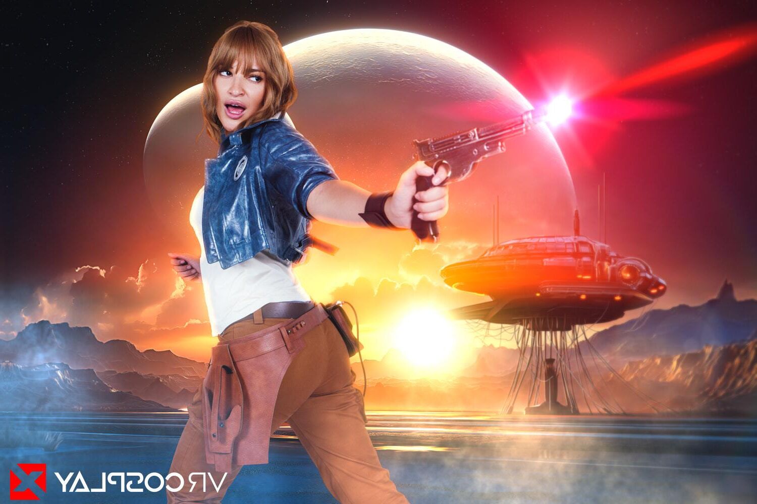 Gizelle Blanco Yo Guerra nas Estrelas fora da lei uma paródia xxx