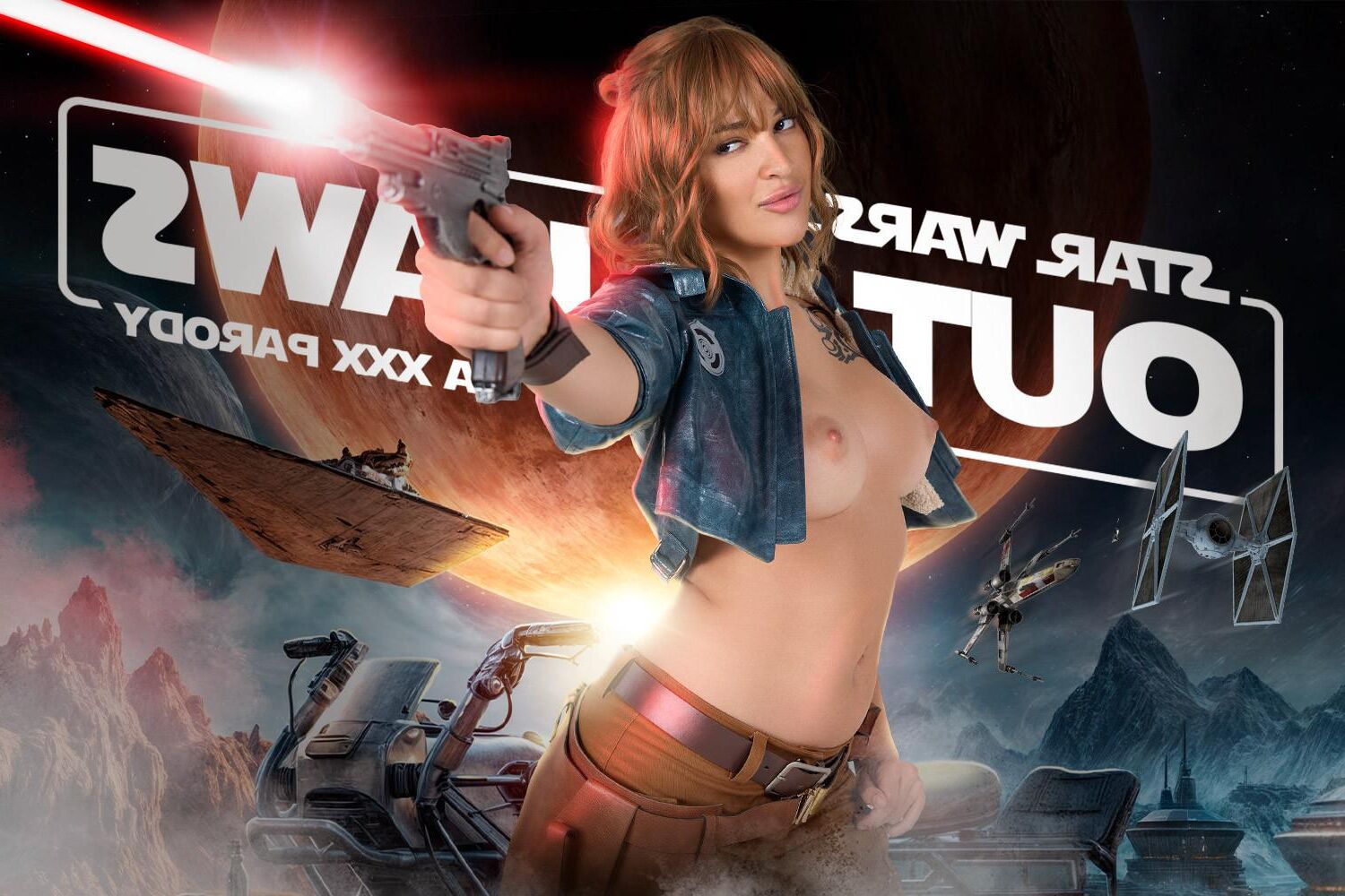 Gizelle Blanco Yo Guerra nas Estrelas fora da lei uma paródia xxx
