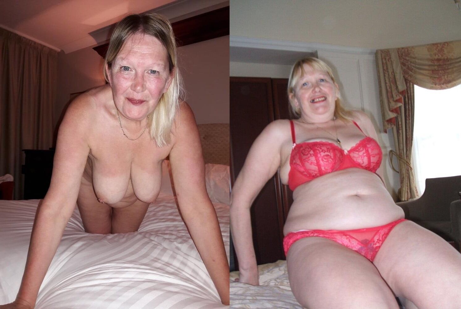 Granny rubia sexy (cosida)