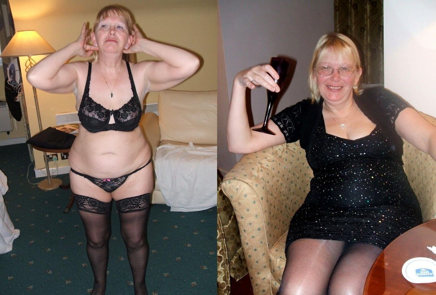 Granny rubia sexy (cosida)