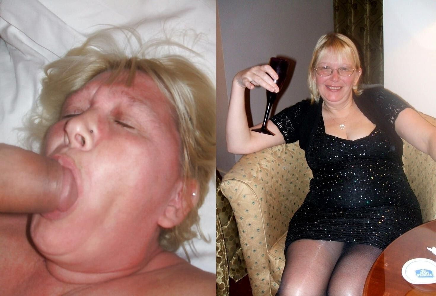 Granny rubia sexy (cosida)