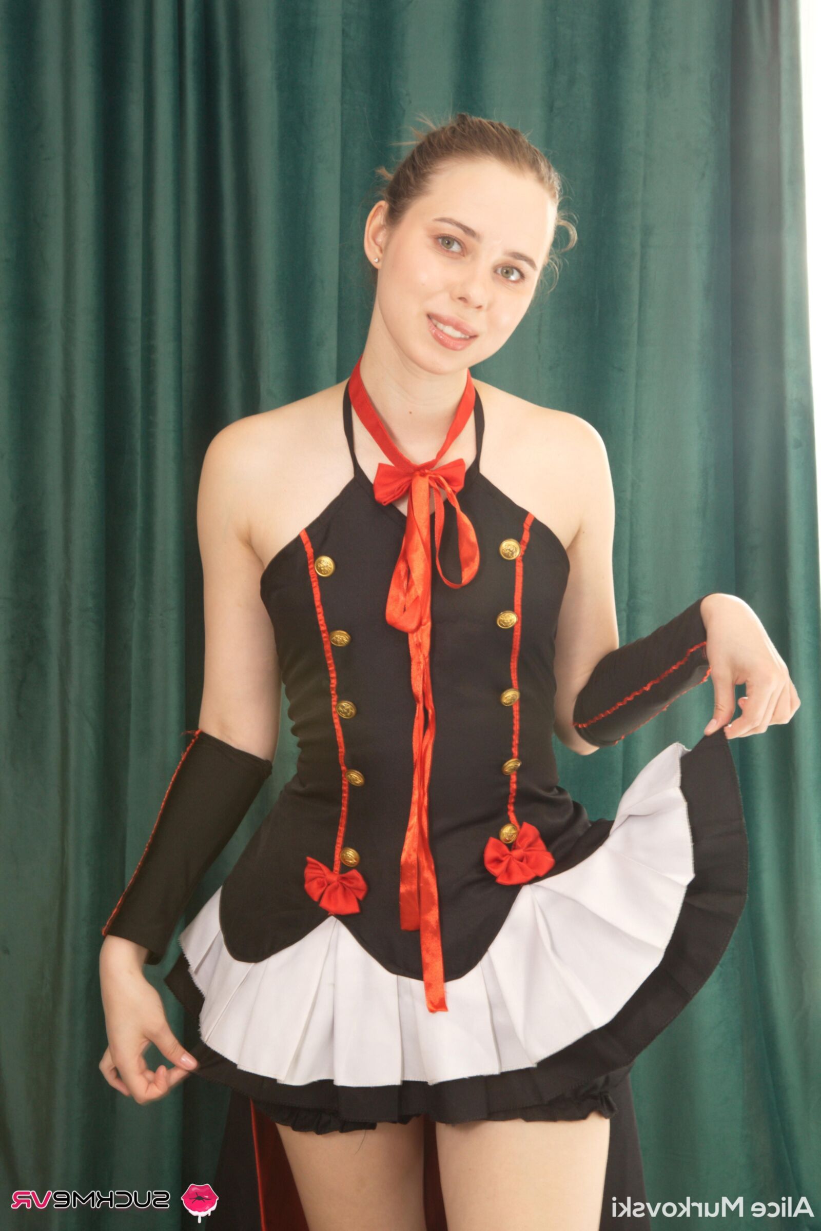 Alice Murkovski yo In Naughty Uniform Play With A Big Dick Guy