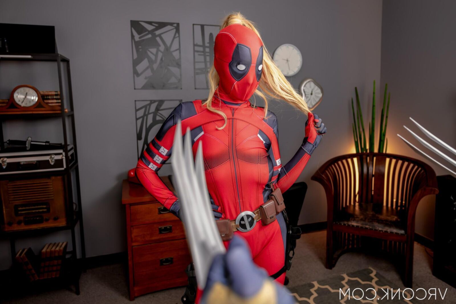 Blake Blossom yo Lady Deadpool and Wolverine, A Porn Parody
