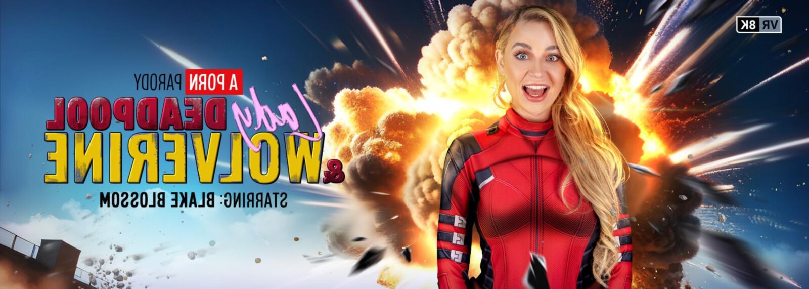 Blake Blossom yo Lady Deadpool and Wolverine, A Porn Parody