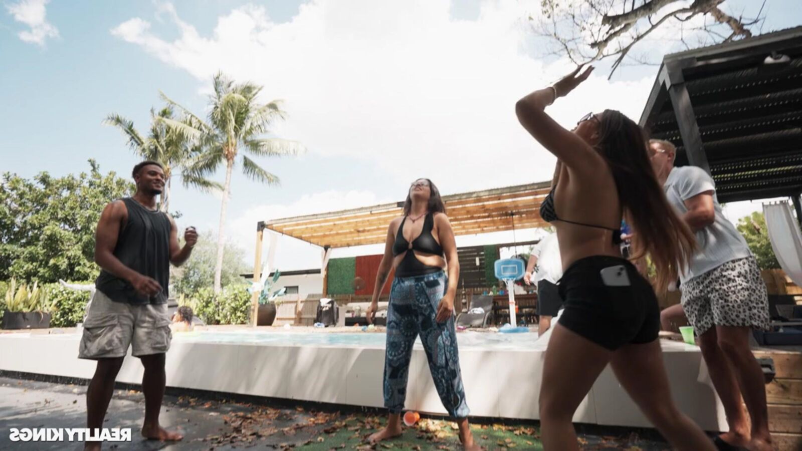 Theodora Day yo Sneaky Pool Party Pussy