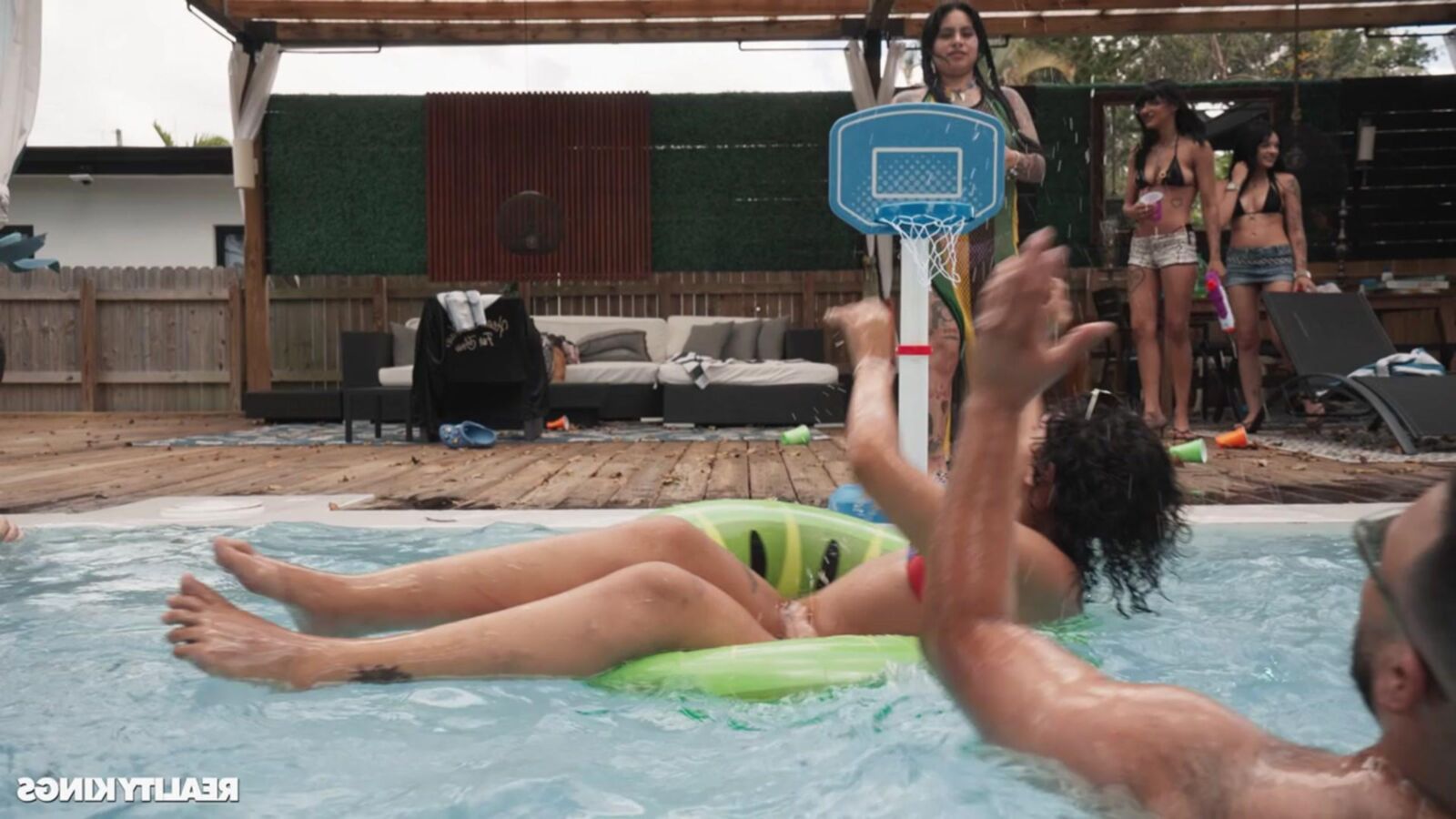 Theodora Day yo Sneaky Pool Party Pussy