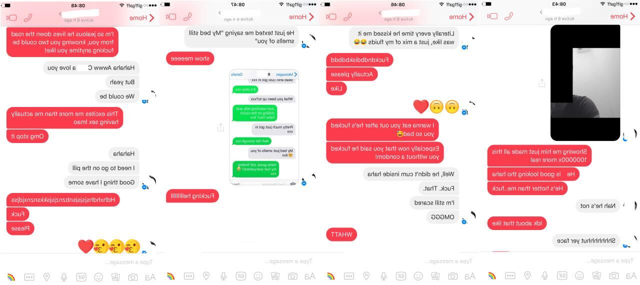 夫の前で犯された妻。