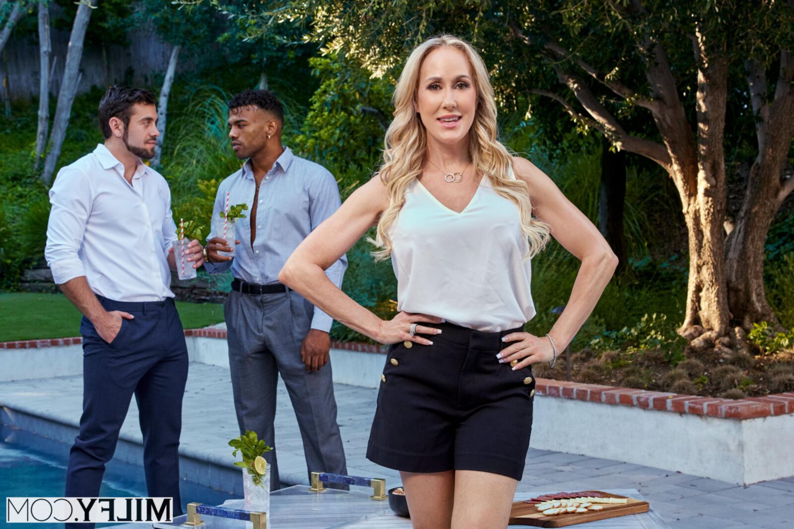 Milfy Brandi Love, Troy Francisco, Dante Colle 