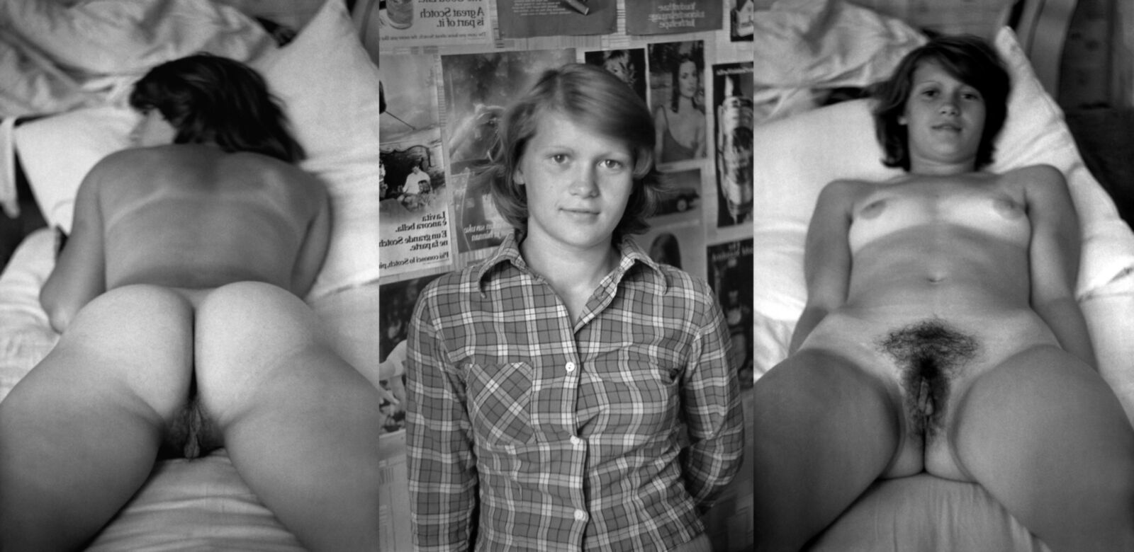 Russian Couple Retro Porn Collages