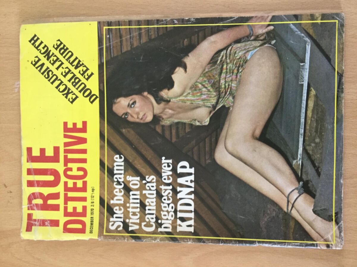 ヴィンテージ探偵雑誌のカバー