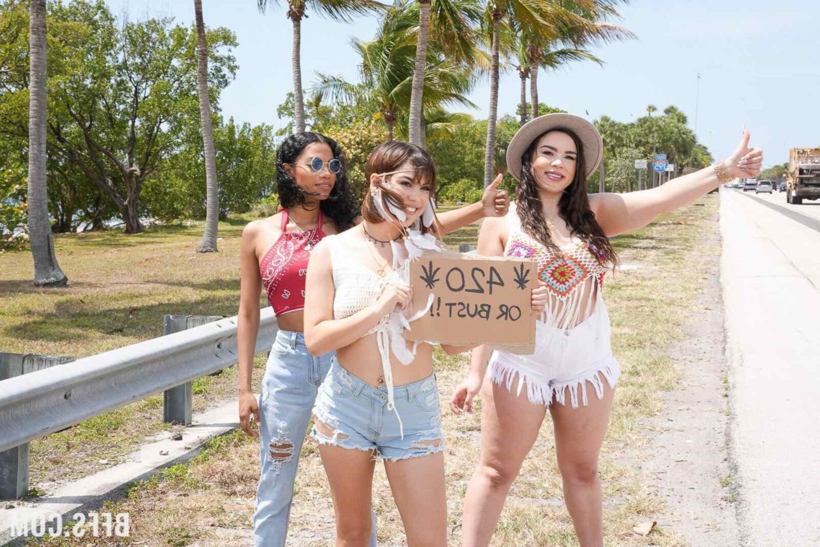 BFFS Eden West Friendsは一緒に旅行して性交します