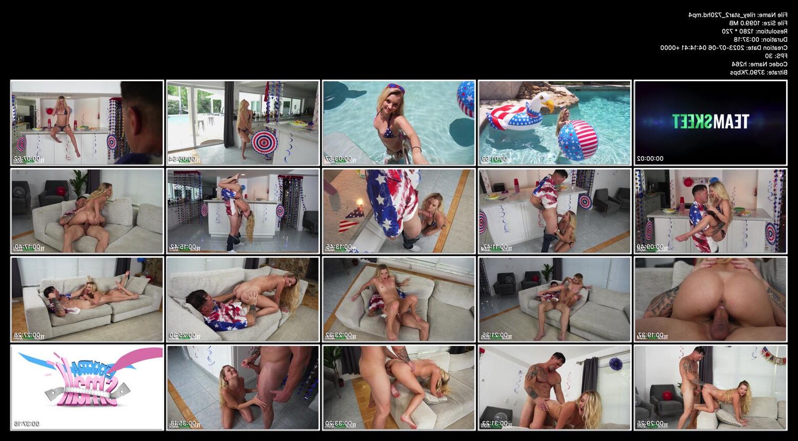 exxxtrasmallライリースターオールアメリカンパーティーx x