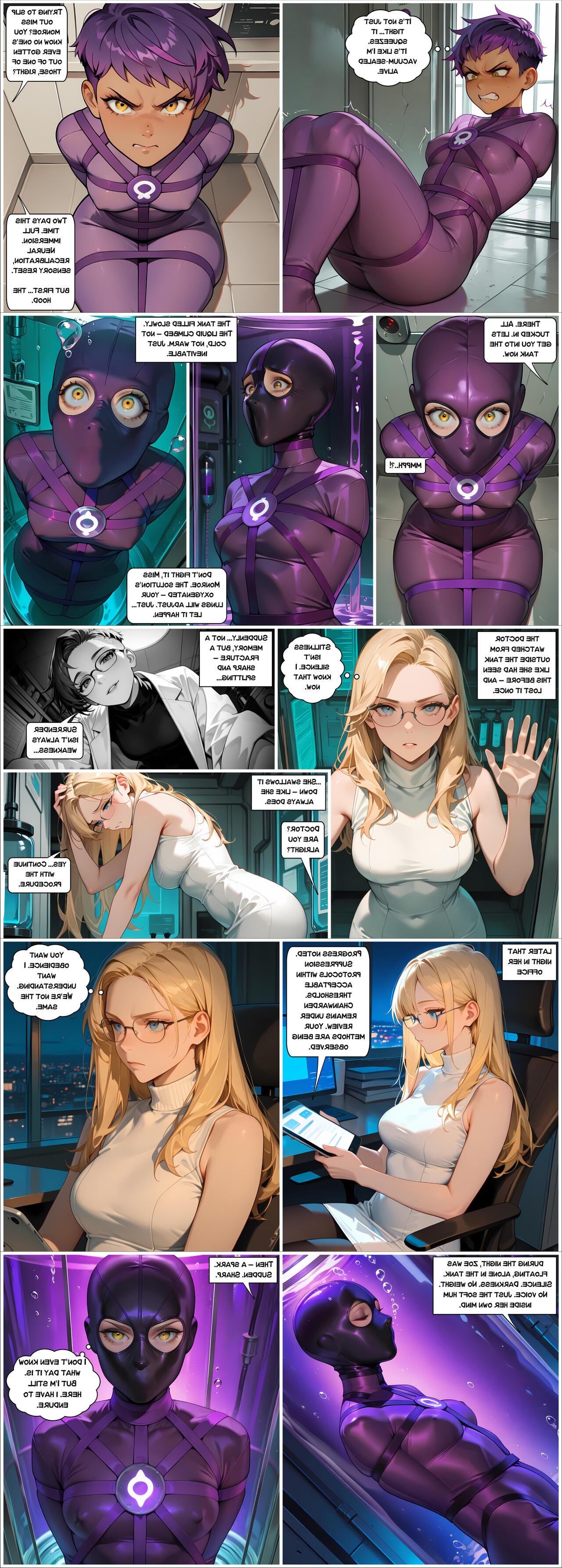 Bondage Cartoon & D women in BDSM troubles 